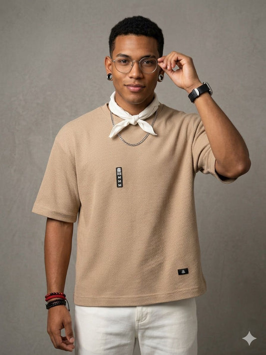 CAMISETA TEXTURA BOXY FIT